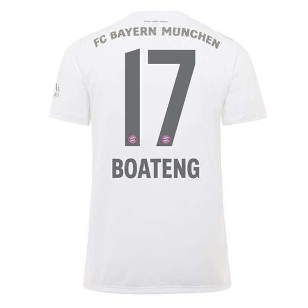Maillot Football Bayern Munich NO.17 Boateng Exterieur 2019-20 Blanc